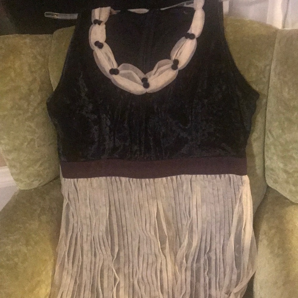 Christmas dress beautiful lace and velvet